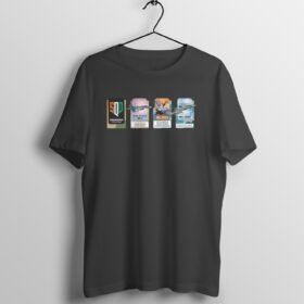 AIRCRAFT CARDS T-SHIRT (BACK & FRONT PRINT)