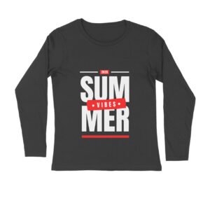 SUMMER VIBES FULL SLEEVE T-SHIRT