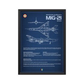 MIG-21 BISON POSTER FRAME