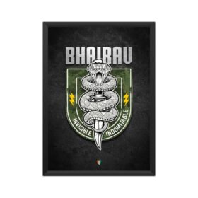BHAIRAV COMMANDO POSTER FRAME