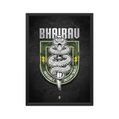 BHAIRAV COMMANDO POSTER FRAME